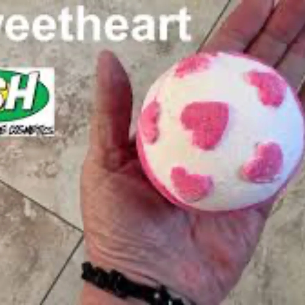 LUSH Sweetheart Bath Bomb 6.3 oz.  VEGAN